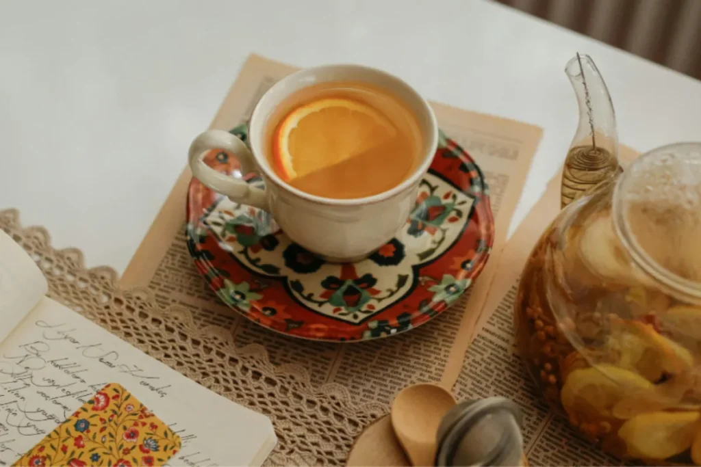 Natural healing and wellness coaching in Melbourne with calming herbal tea